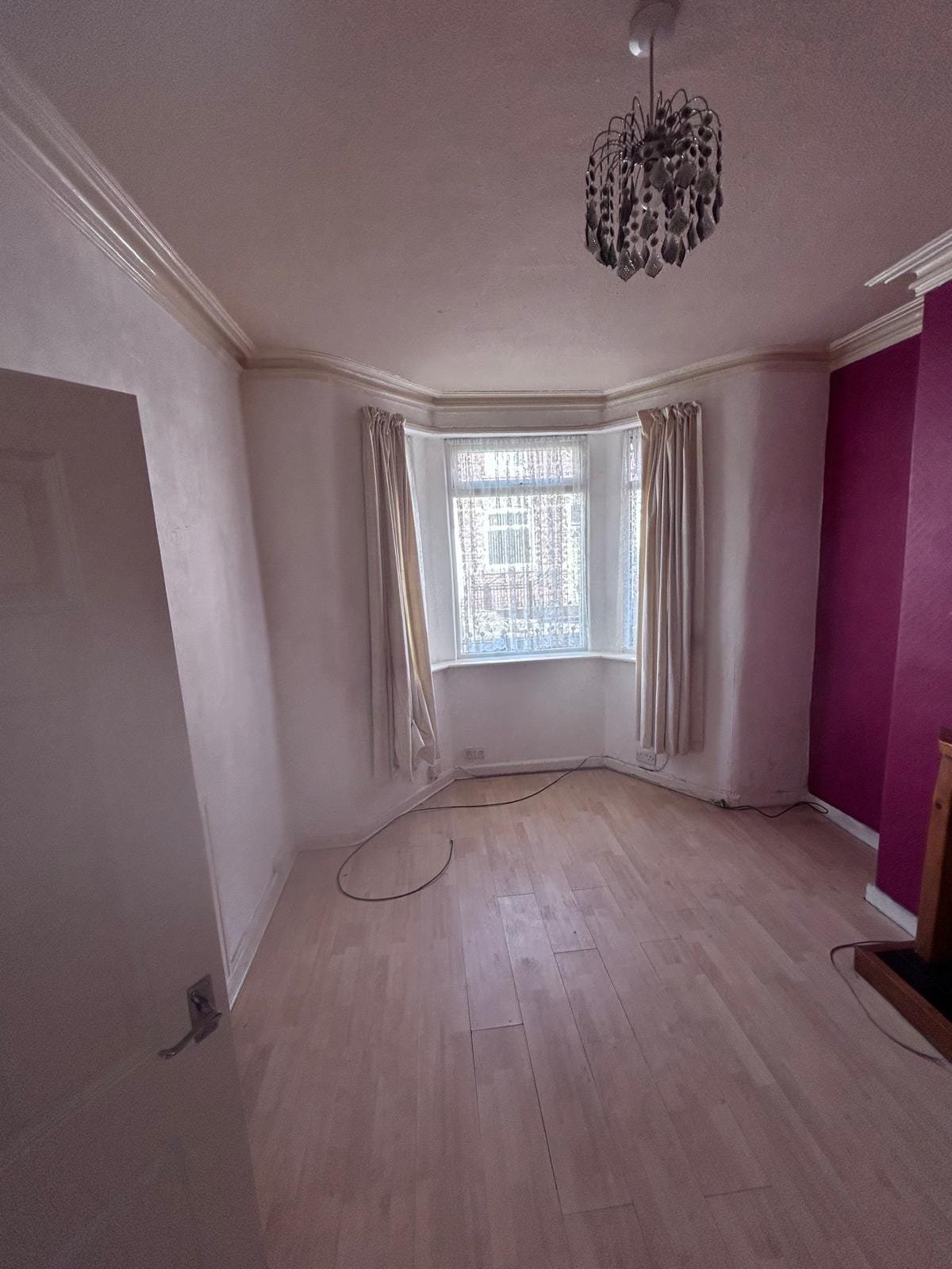 Refurbished room, Stockport property